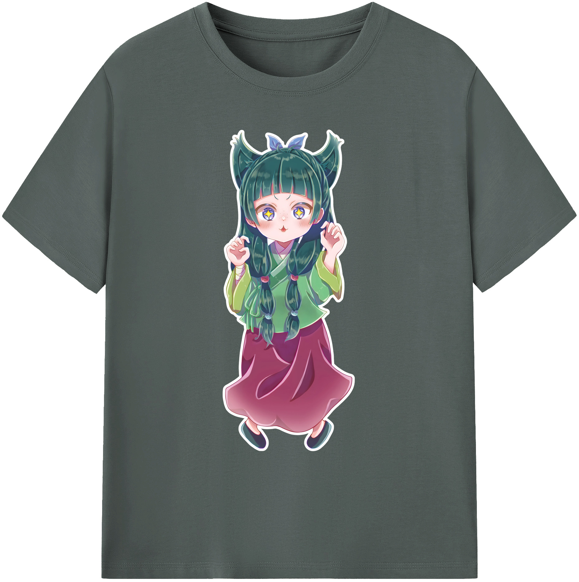 （画像用） 薬屋のひとりごと The Apothecary Diaries 綿100％ メンズ半袖Tシャツ｜肌触りやわらか＆通気性
